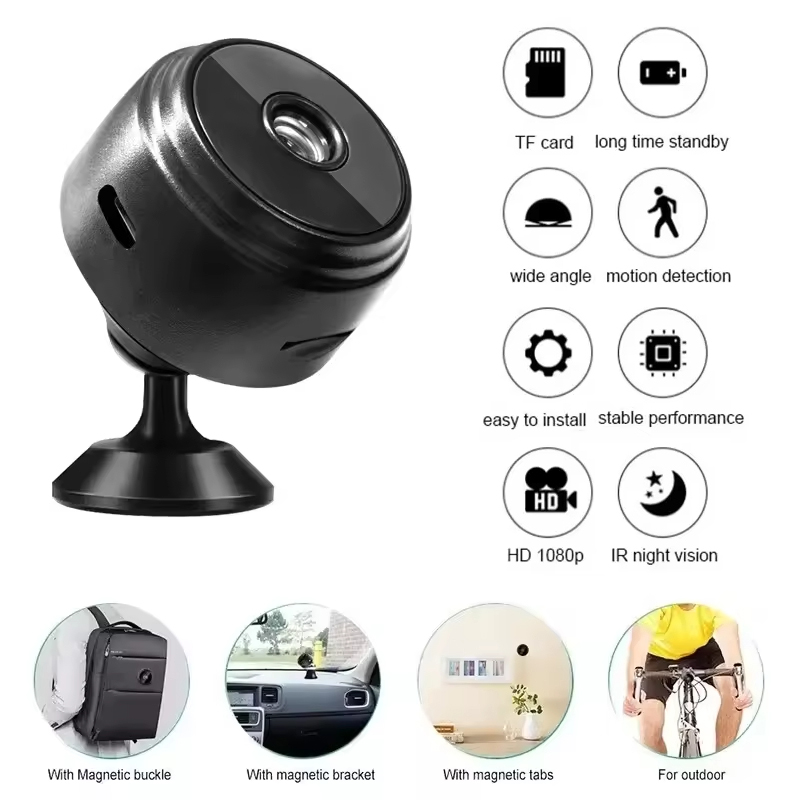 Home Security Camera Installation - Telecamera di Sicurezza A9 Mini WiFi