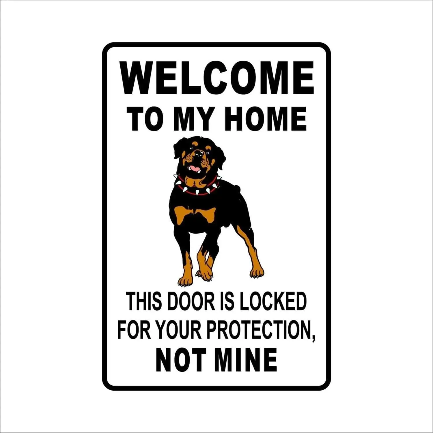 Home Security In My Area - Targa in metallo vintage con scritta