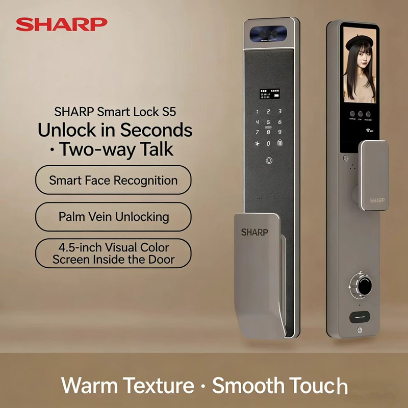 Home Security Locks For Doors - Serratura Intelligente Automatica Sharp S5-FV con