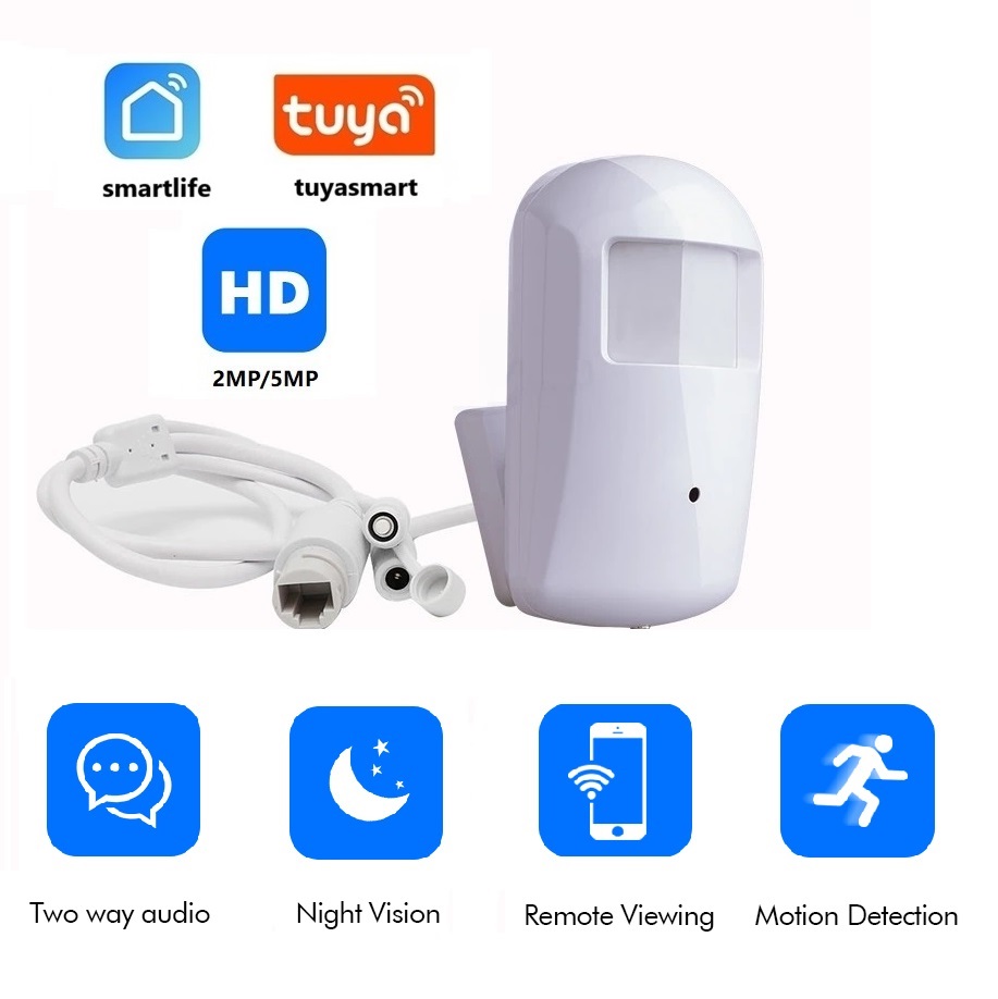 Hidden Camera Clock - 2MP 5MP Tuya Mini WiFi Telecamera