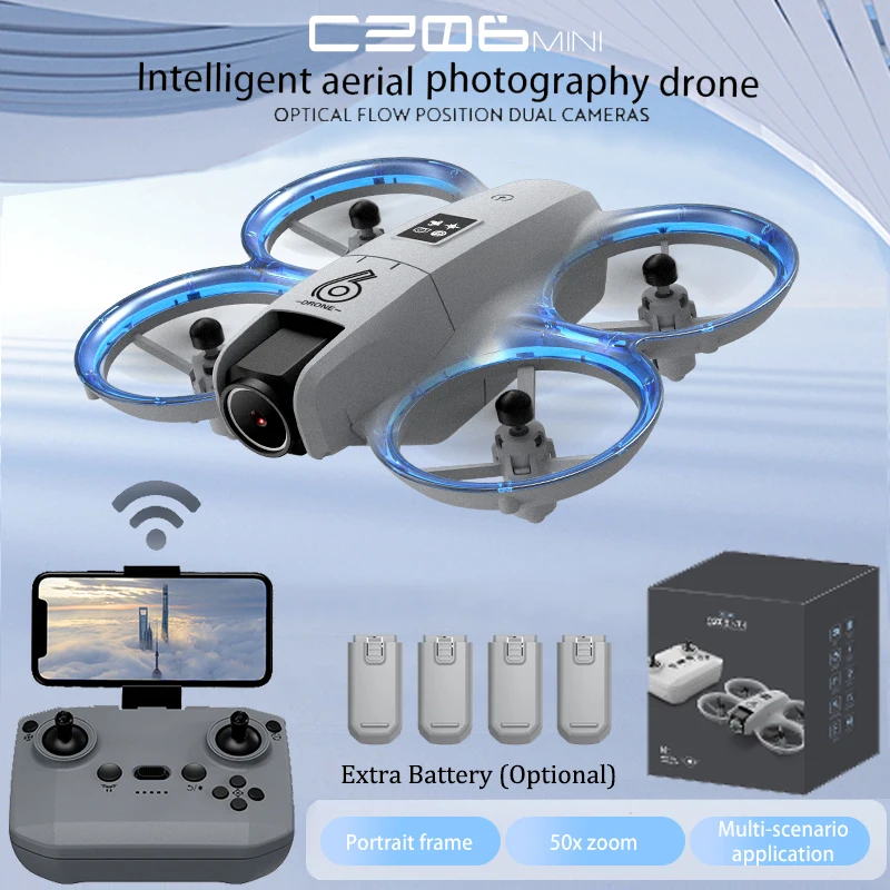 Home Security Cameras Outdoor - CZ06 Mini RC Quadcopter Drone -