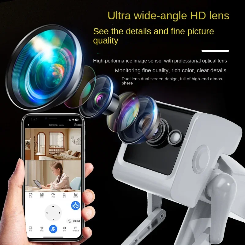 Home Security Robots - Telecamera IP da 2 MP Telecamera