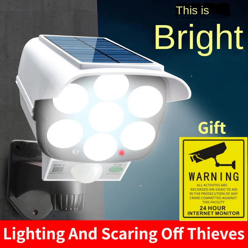 Home Security Wireless Camera - Luce solare esterna Sensore di movimento