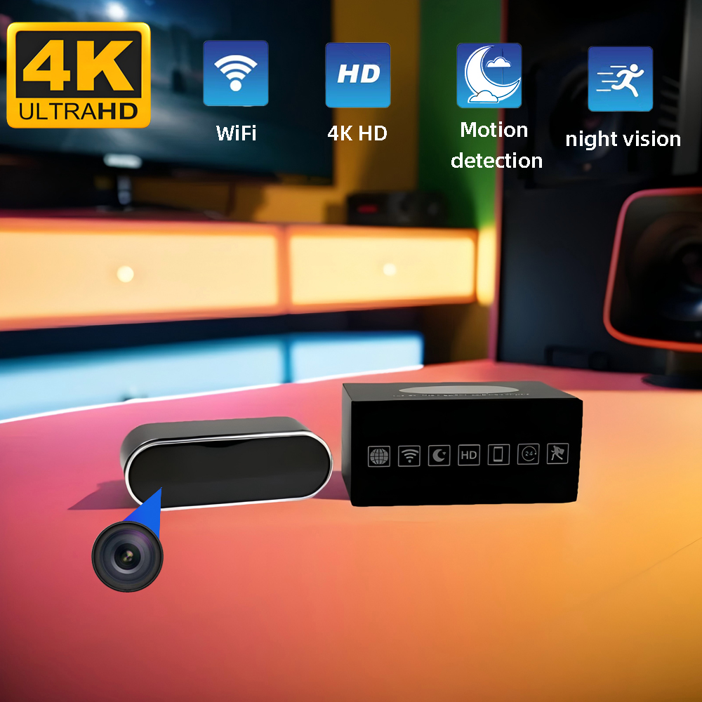Hidden Camera Clock - Nuova Telecamera Spia 4K HD Mini
