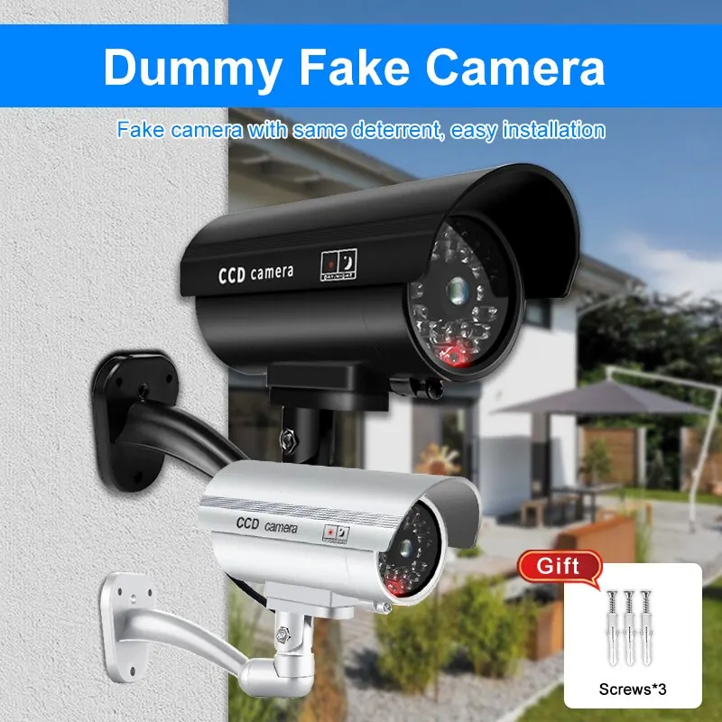 Fake Camera Dummy - 1 telecamera di sicurezza fittizia impermeabile