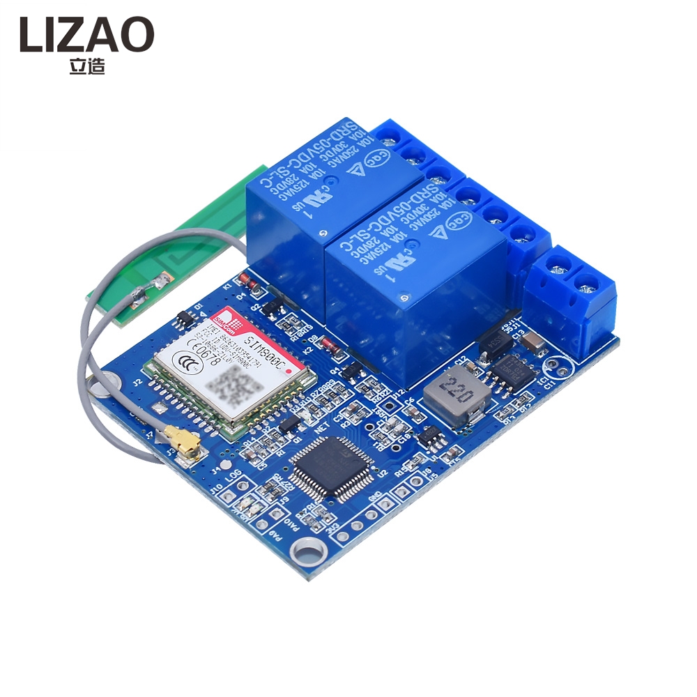 Home Security Using Gsm - LIZAO Modulo Relè Controllore GSM SMS