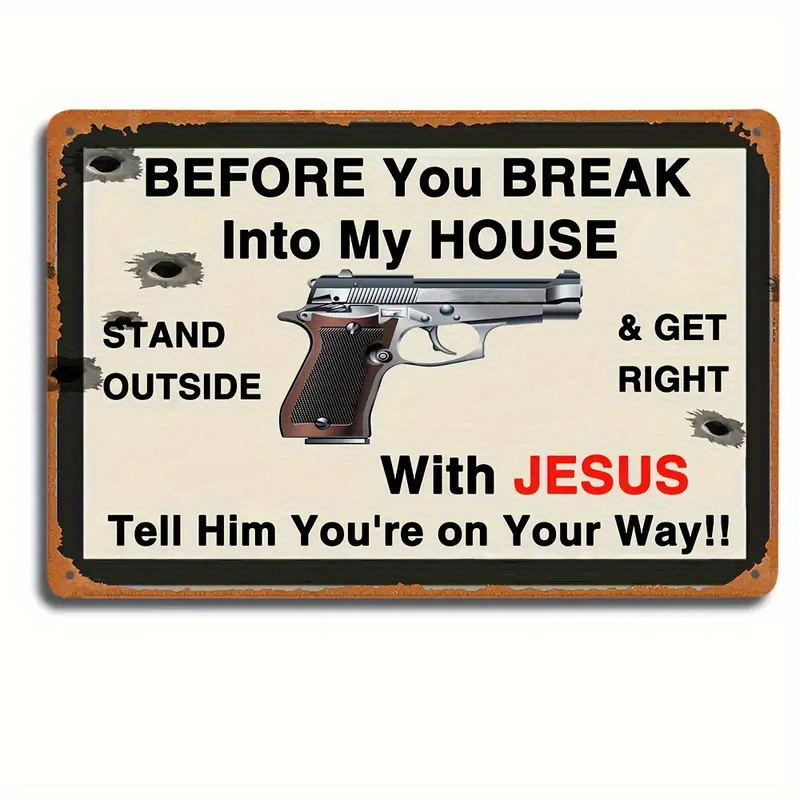 Home Security In My Area - Insegna di avvertimento in metallo con