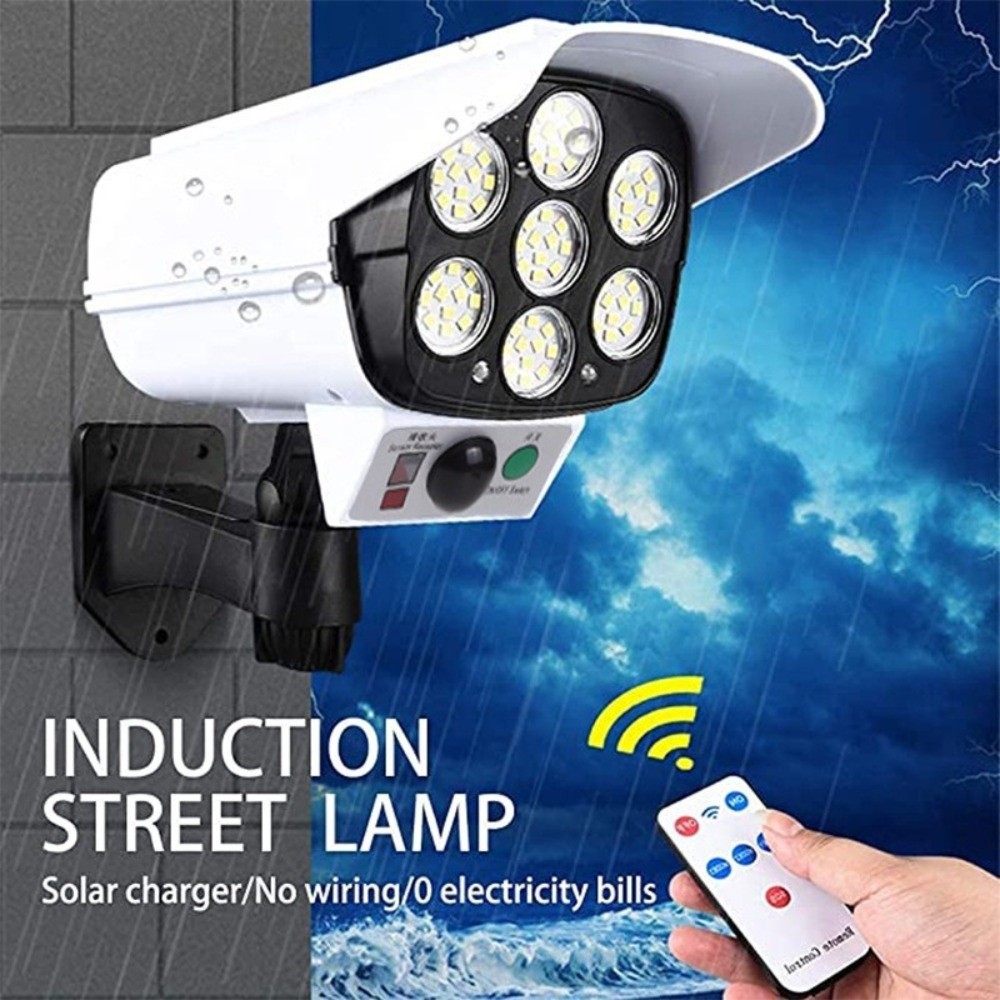 Fake Camera Dummy - Lampada Solare Impermeabile con Sensore di