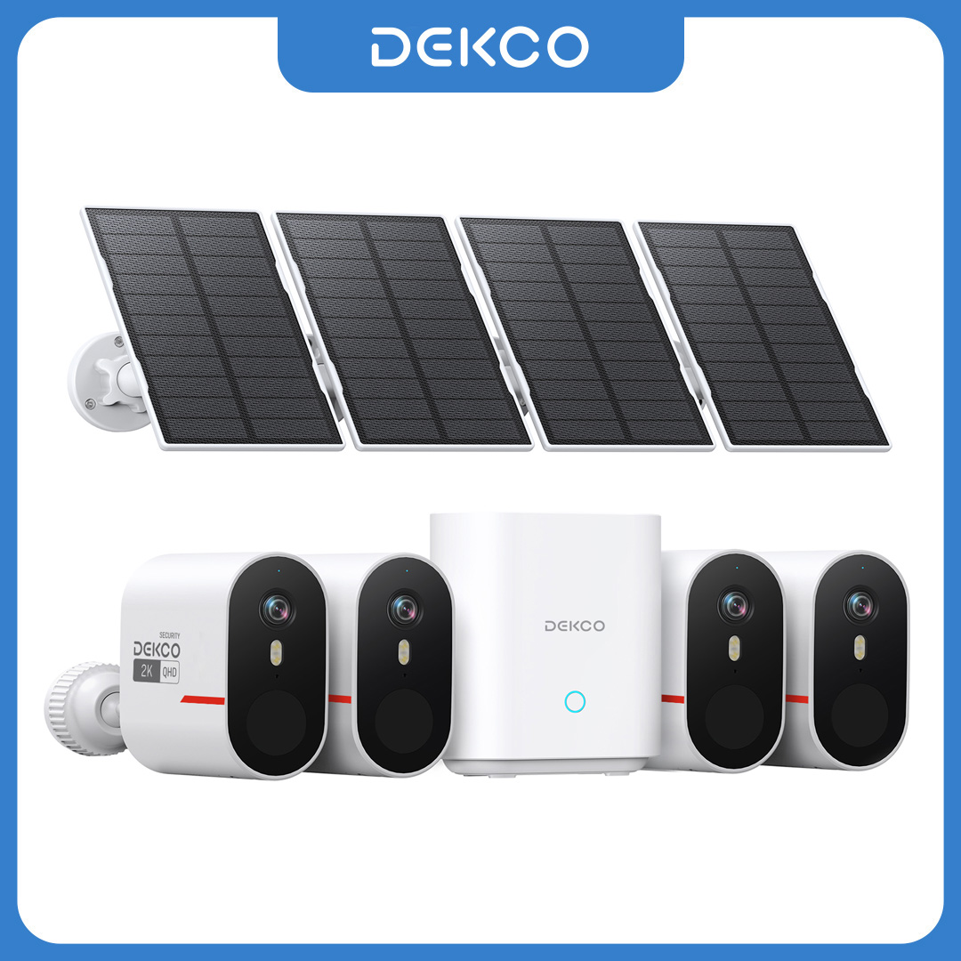 Home Security Wireless Camera - Sistema di telecamere solari WiFi Dekco
