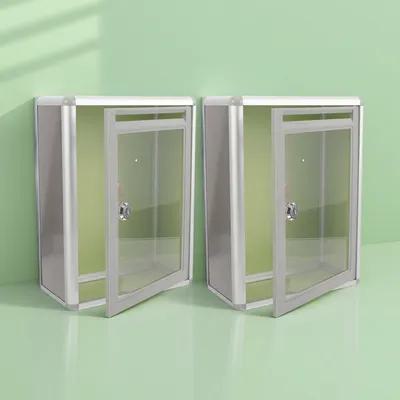 Home Security Locks - 2 Pezzi Cassetta Postale Trasparente in