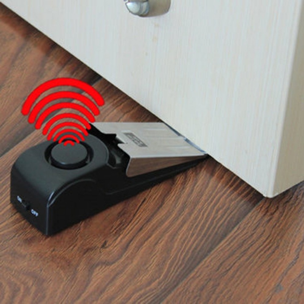 Door Wedge Alarm - Sistema antifurto antifurto da 125 DB