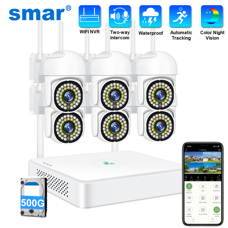 Home Security Camera Installation - Sistema di Telecamere di Sicurezza Wireless