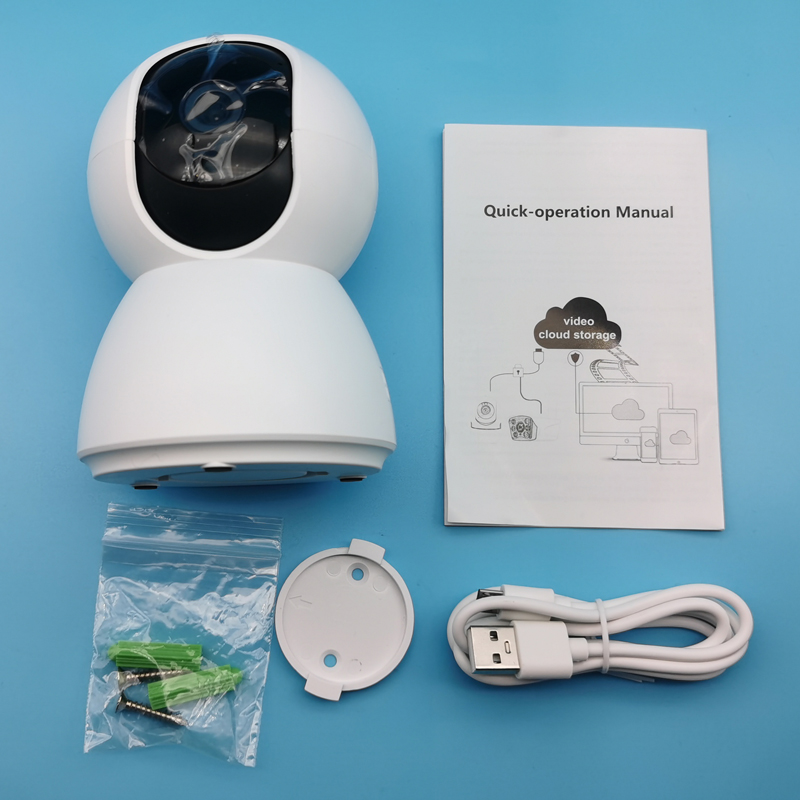 Home Security Wireless Camera - Telecamera IP Smart Tuya 2MP, Telecamera