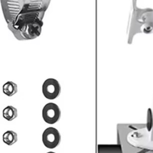 Home Security Ring Camera - Supporto per palo verticale in acciaio