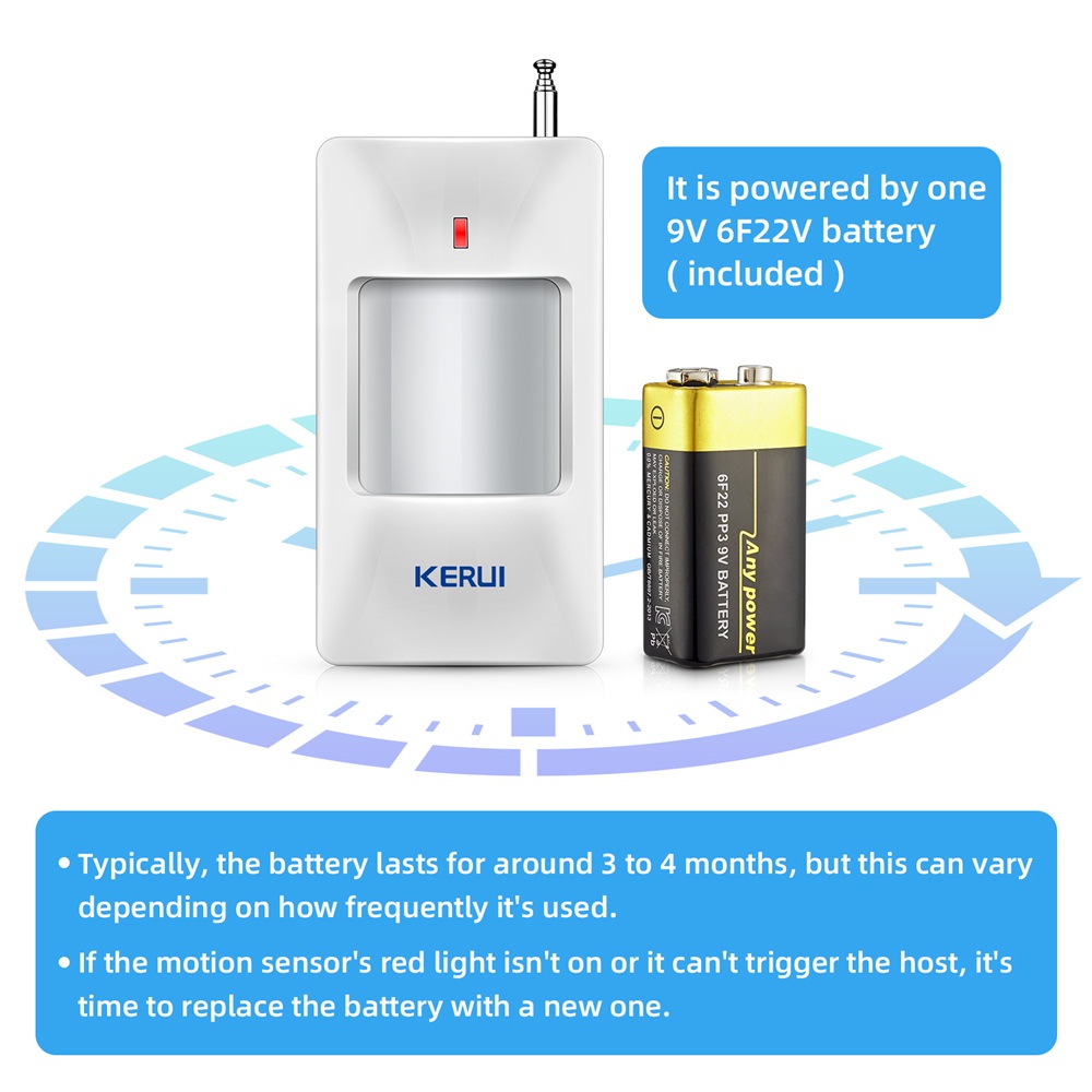 KERUI Wireless PIR sensore di  - Home Security Ultimate recensione e prezzo