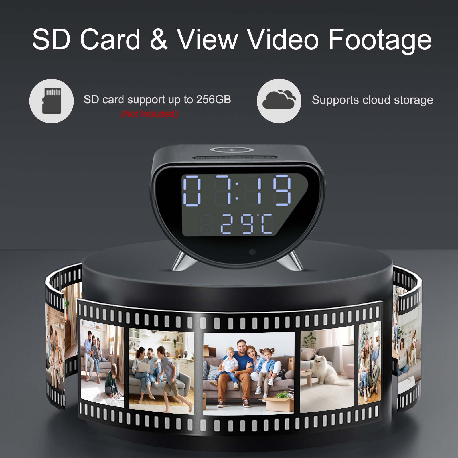 Telecamera orologio WiFi con c - Hidden Camera Clock recensione e prezzo