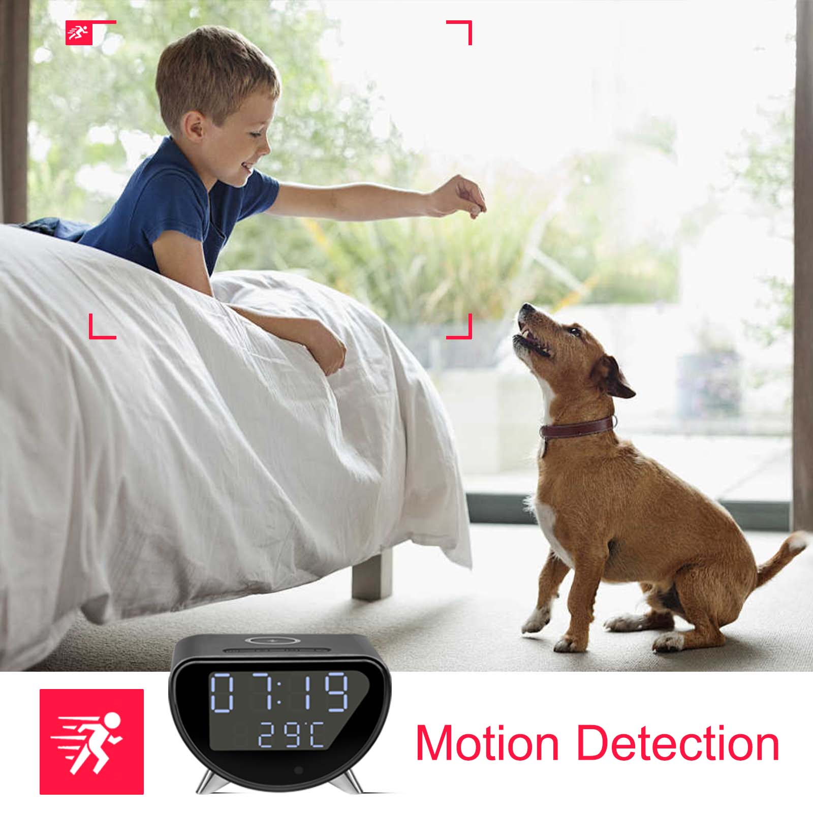 Telecamera orologio WiFi con c - Hidden Camera Clock recensione e prezzo