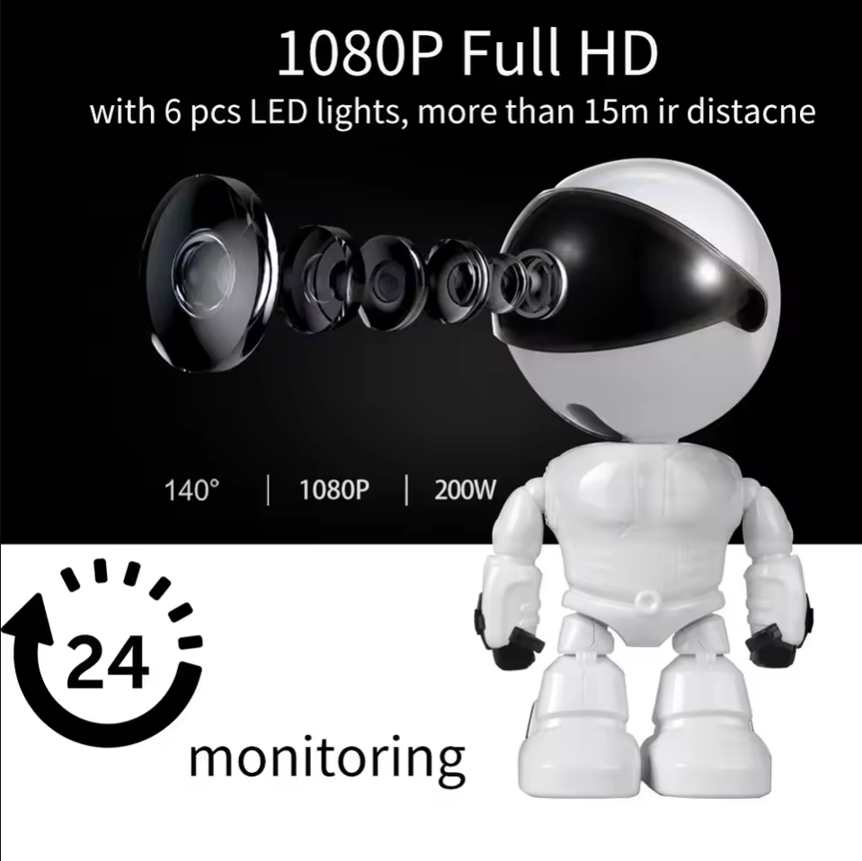 Telecamera IP WiFi robot intel - Home Security Robots recensione e prezzo