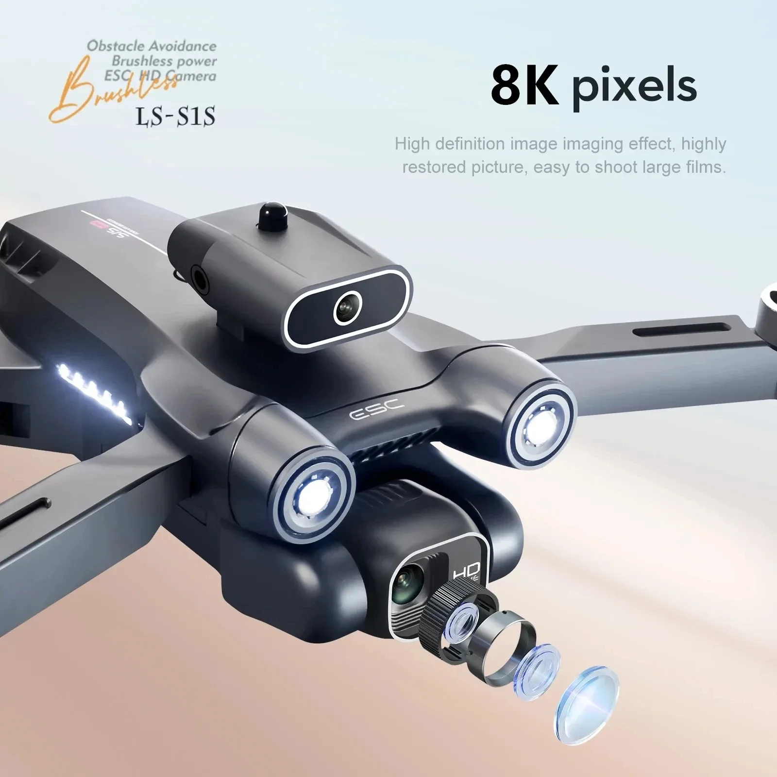 Nuovo S1S 5G GPS Drone Camera  - Home Security Cameras Outdoor recensione e prezzo