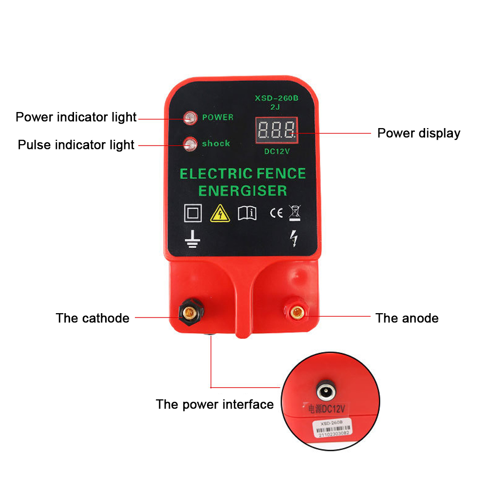 Regolatore di impulsi ad alta  - Home Security Electric Fence recensione e prezzo