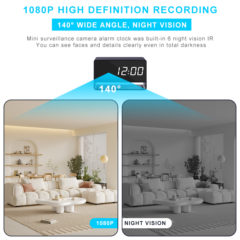 Telecamera WiFi 1080P Orologio - Hidden Camera Clock recensione e prezzo
