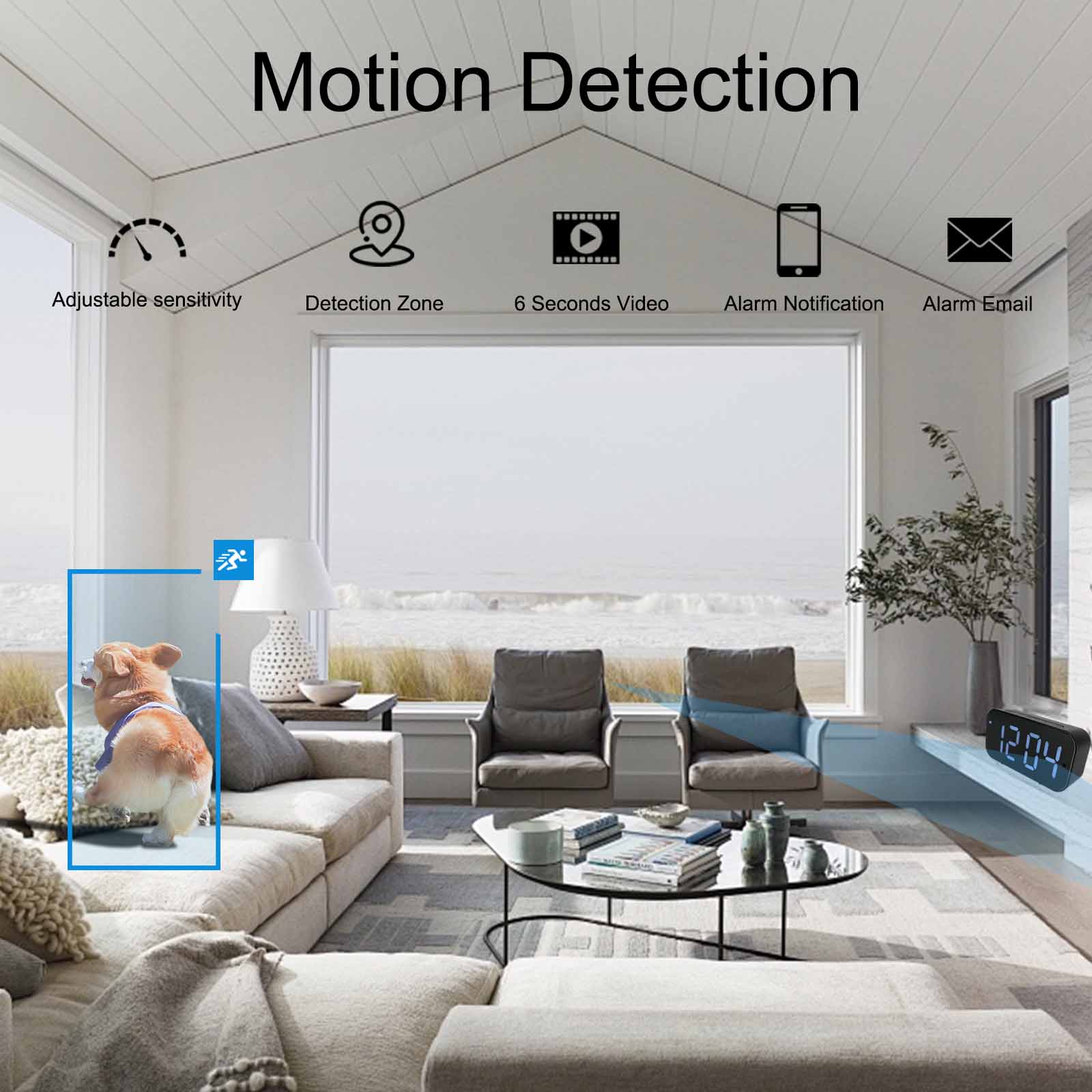 Telecamera orologio Wi-Fi con  - Hidden Camera Clock recensione e prezzo