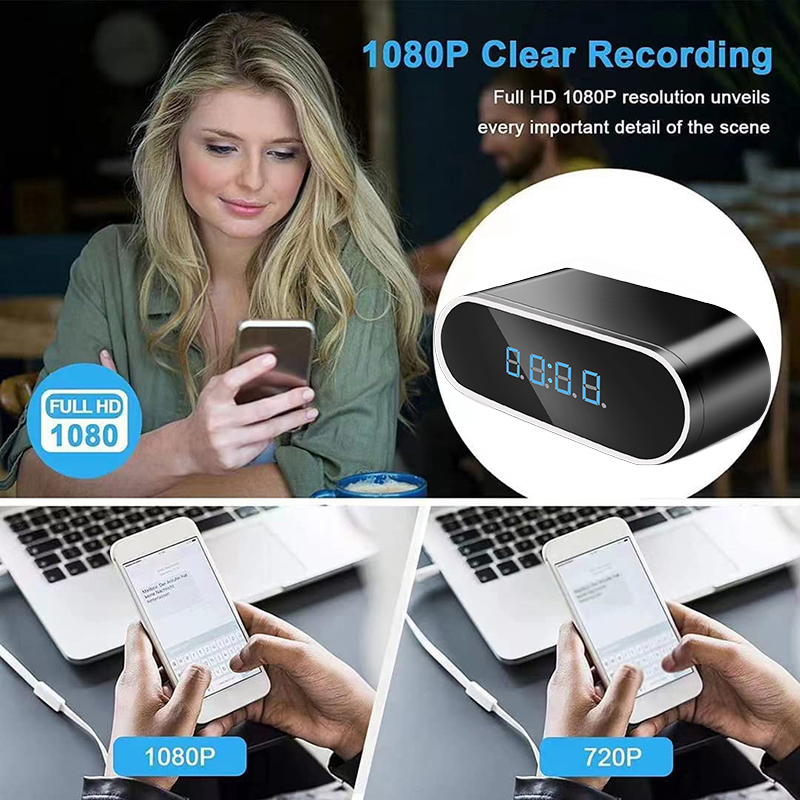 Full HD 1080P Sveglia Mini tel - Hidden Camera Clock recensione e prezzo