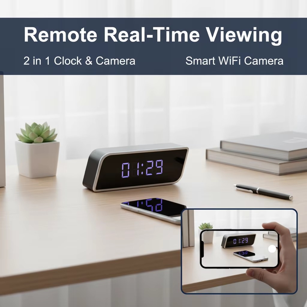 Fotocamera con orologio digita - Hidden Camera Clock recensione e prezzo