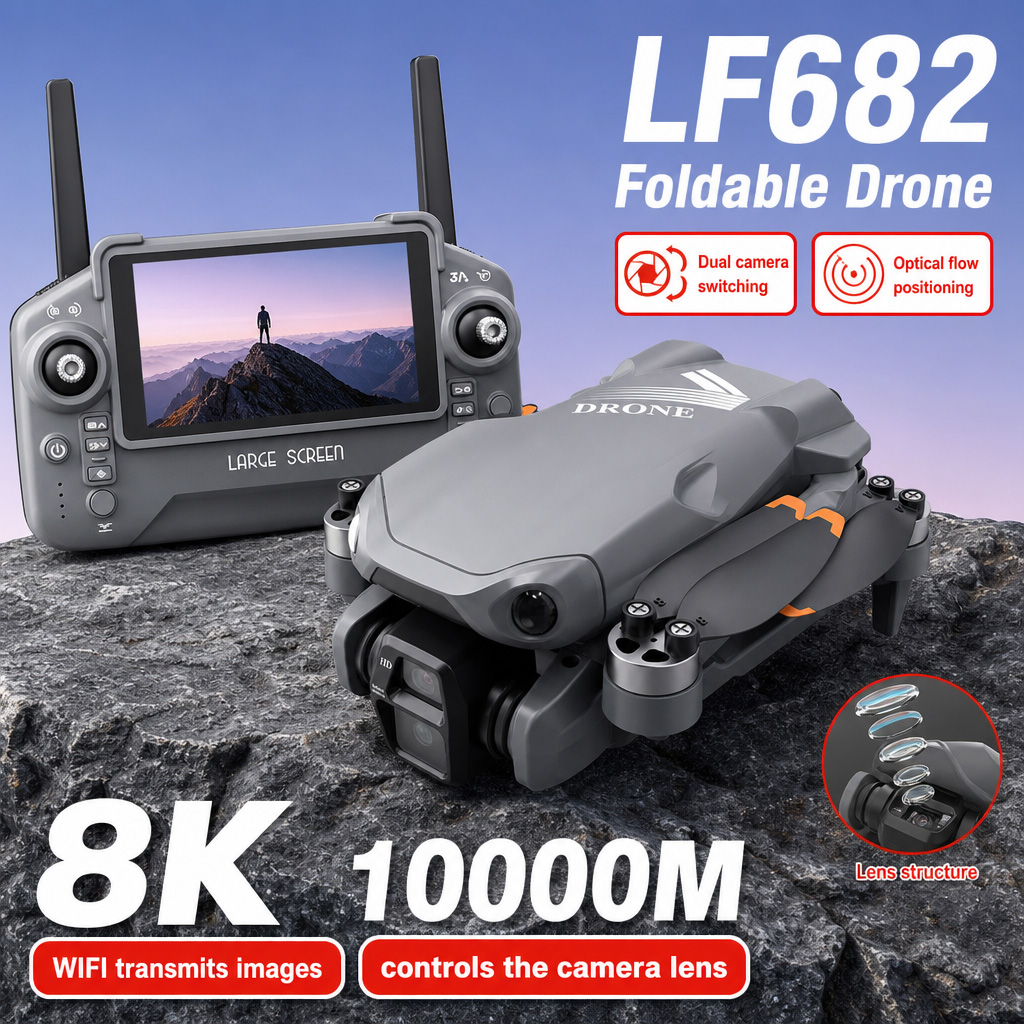 Drone Aereo LF682 con Doppia F - Home Security Cameras Outdoor recensione e prezzo