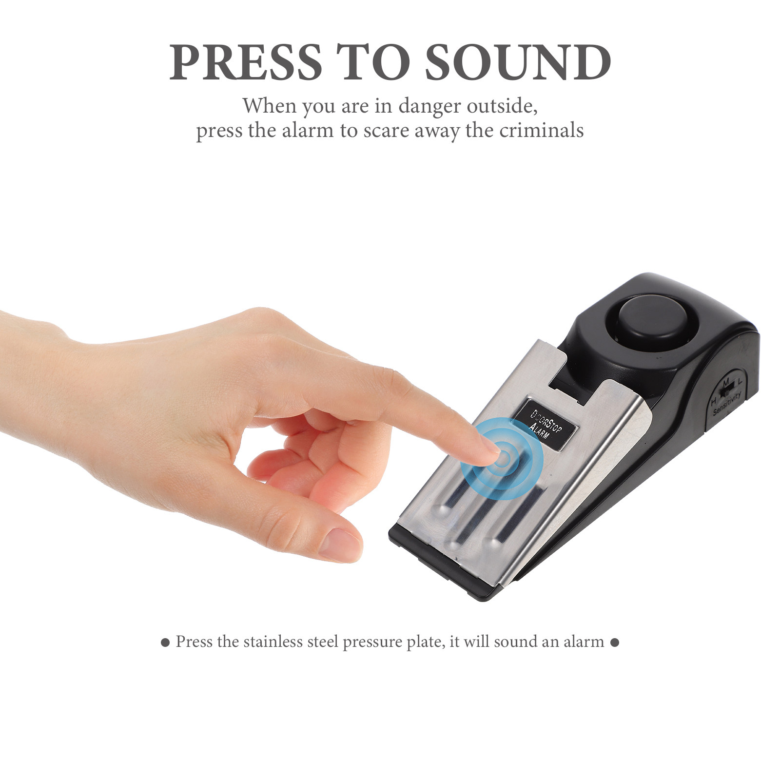 Fermaporta a Pressione con All - Door Wedge Alarm recensione e prezzo