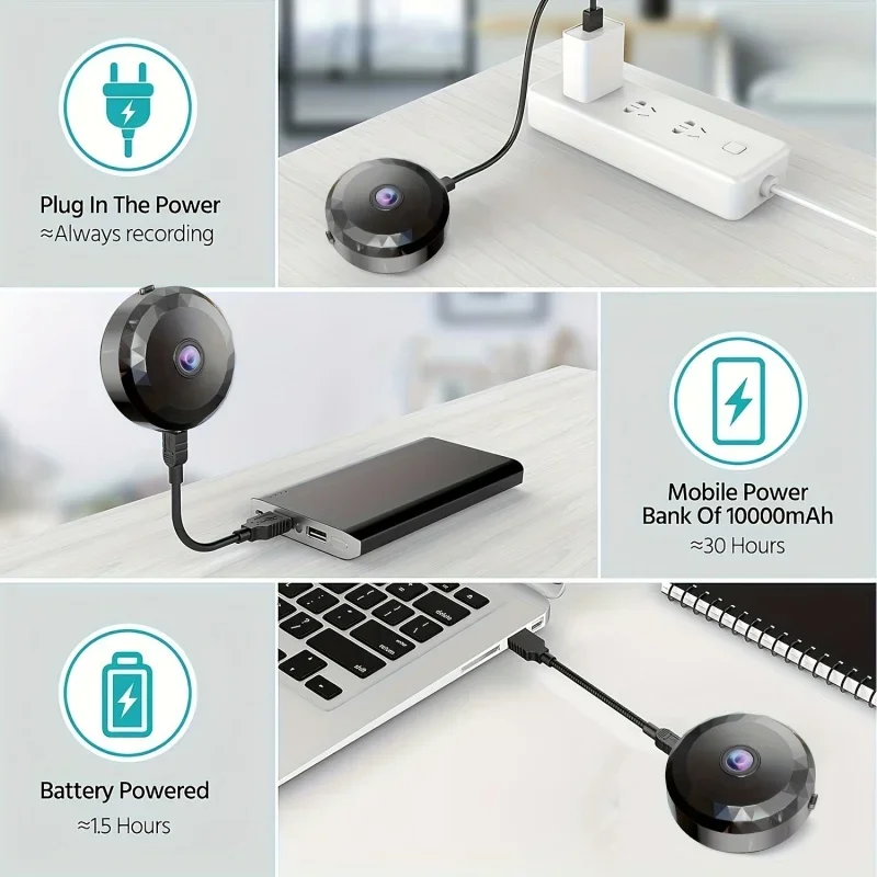 1080P HD Mini telecamera WiFi  - Hidden Camera Clock recensione e prezzo