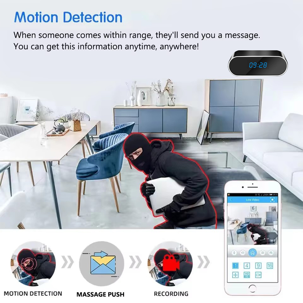 Nuova Telecamera Spia 4K HD Mi - Hidden Camera Clock recensione e prezzo