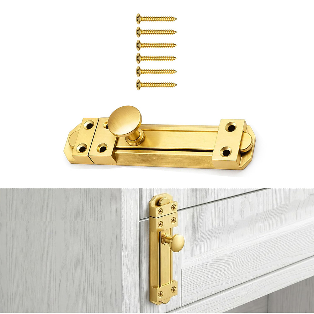 Serratura scorrevole in ottone - Home Security Locks For Doors recensione e prezzo