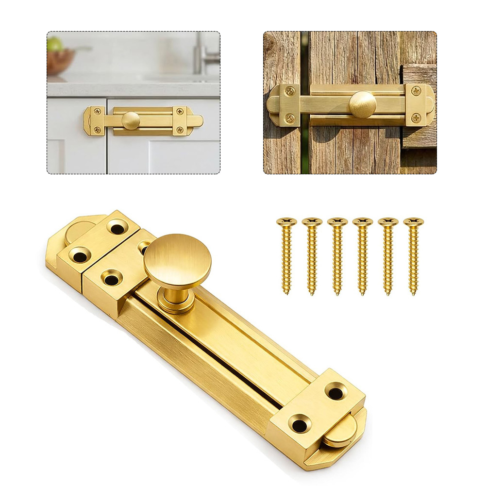 Serratura scorrevole in ottone - Home Security Locks For Doors recensione e prezzo