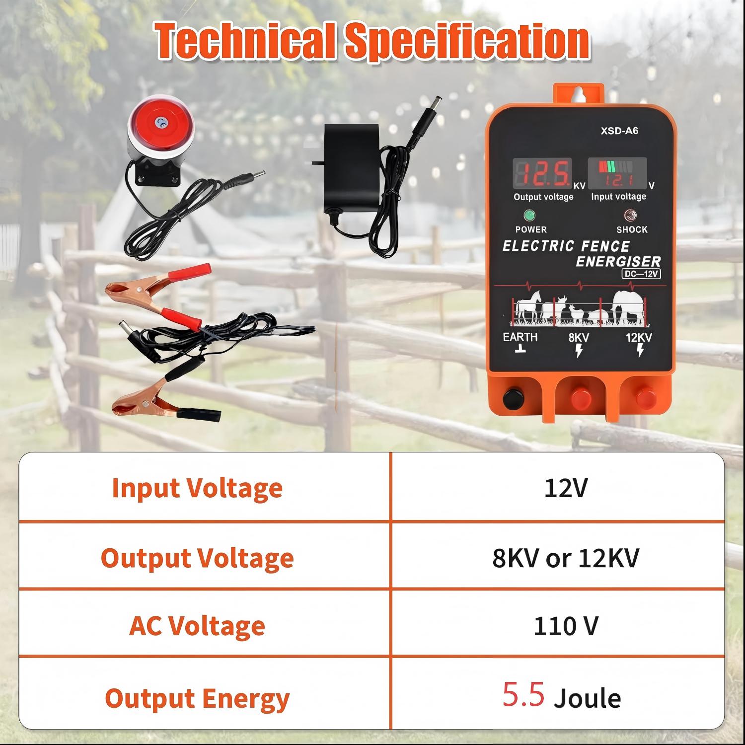 Energizzatore per recinzione e - Home Security Electric Fence recensione e prezzo
