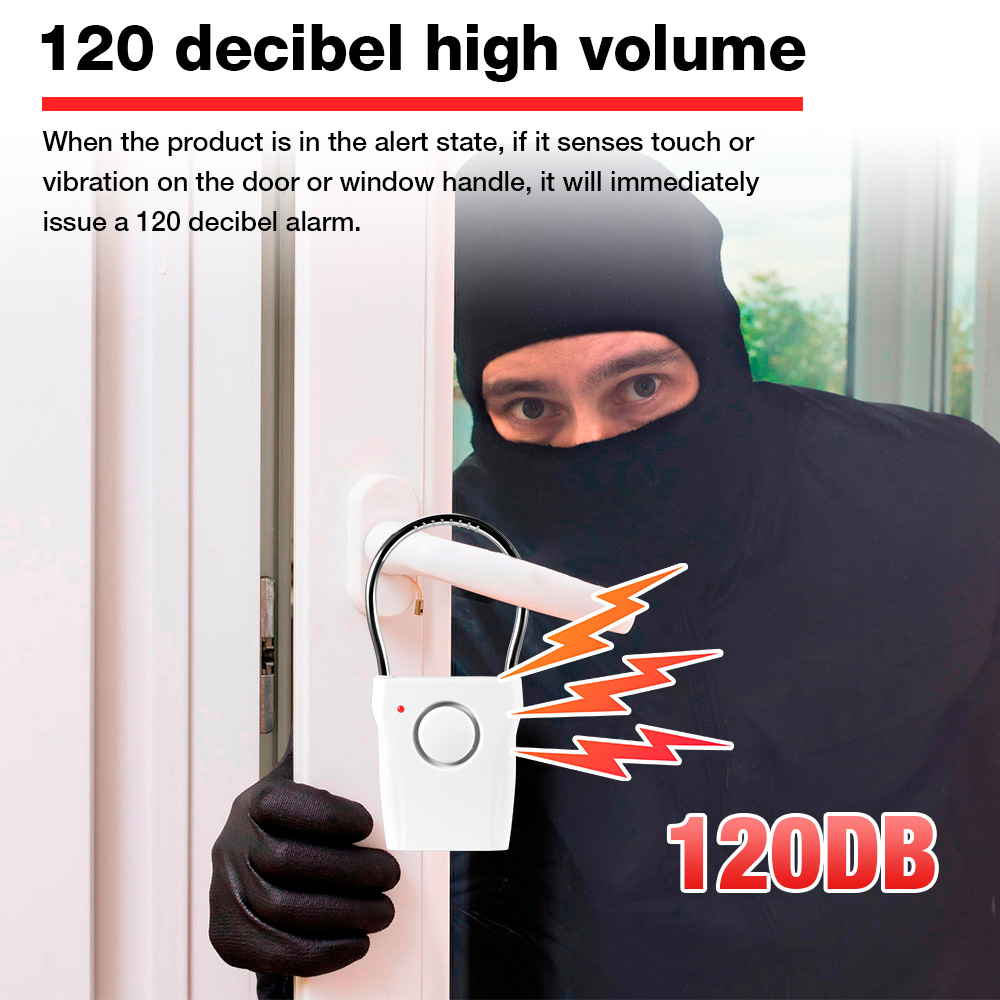 Allarme maniglia porta 120 dB  - Door Wedge Alarm recensione e prezzo