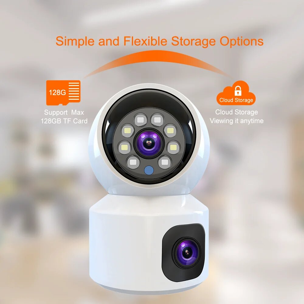 Telecamera PTZ WiFi 4G HD 6MP  - Home Security Robots recensione e prezzo