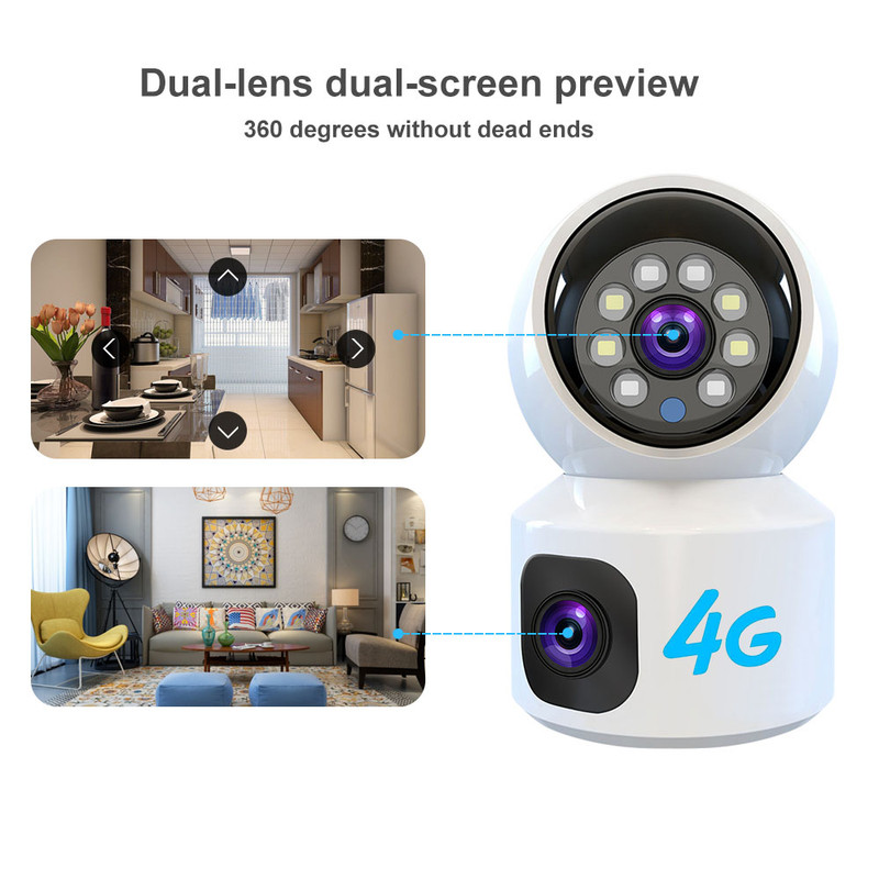 Telecamera PTZ WiFi 4G HD 6MP  - Home Security Robots recensione e prezzo