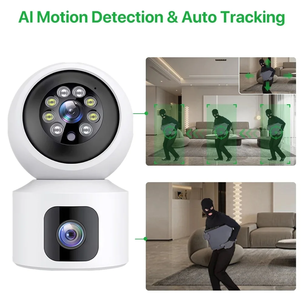 Telecamera PTZ WiFi 4G HD 6MP  - Home Security Robots recensione e prezzo