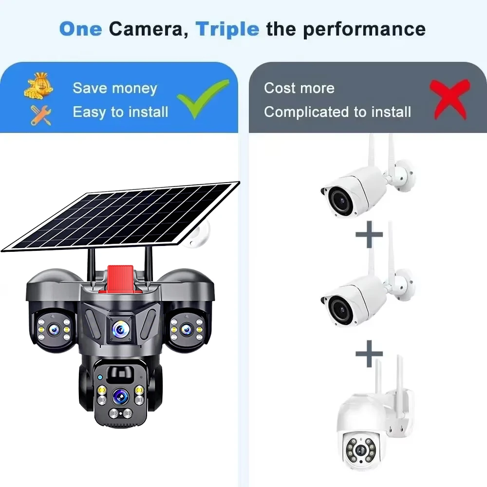 KERUI V380 Pro PTZ Esterna 6MP - Home Security Camera Installation recensione e prezzo