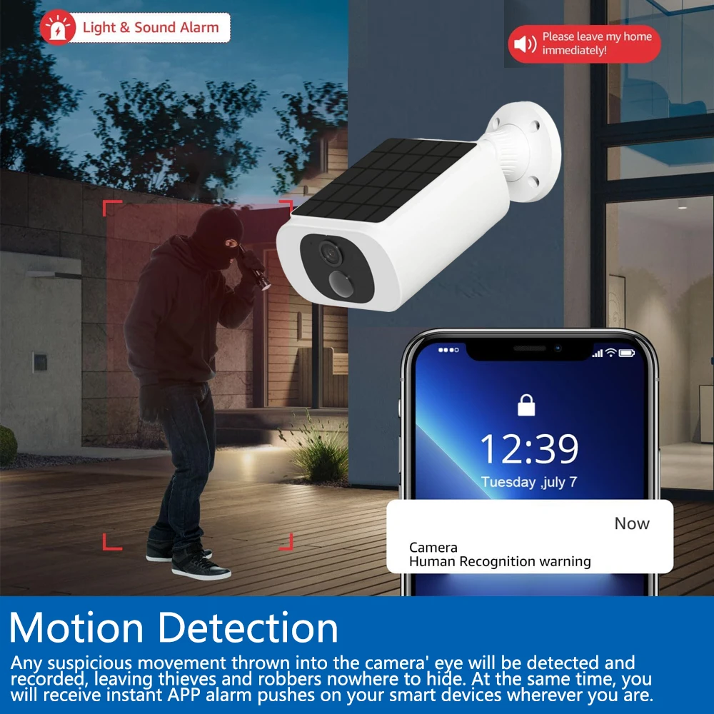 Telecamera di sicurezza solare - Home Security Camera Installation recensione e prezzo
