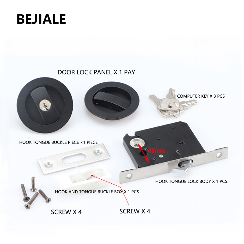 Porta scorrevole nera Serratur - Home Security Locks recensione e prezzo