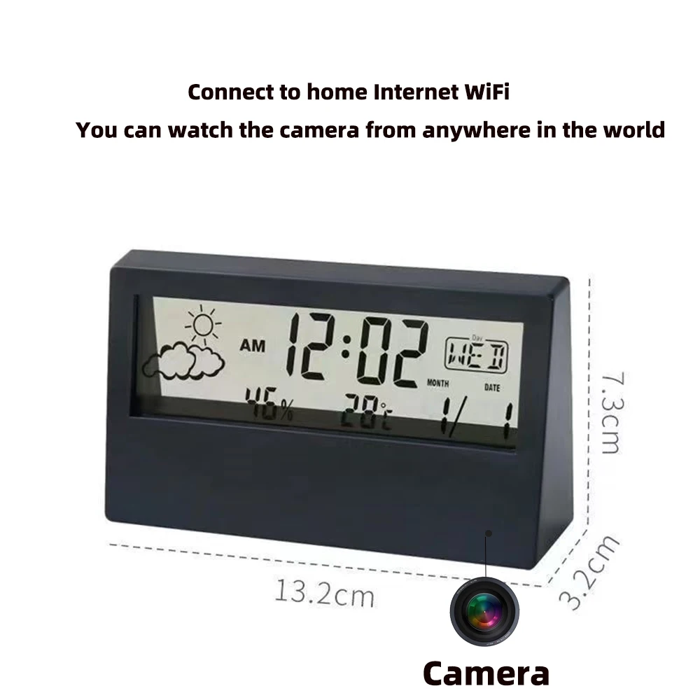Telecamera Orologio WiFi 4K co - Hidden Camera Clock recensione e prezzo