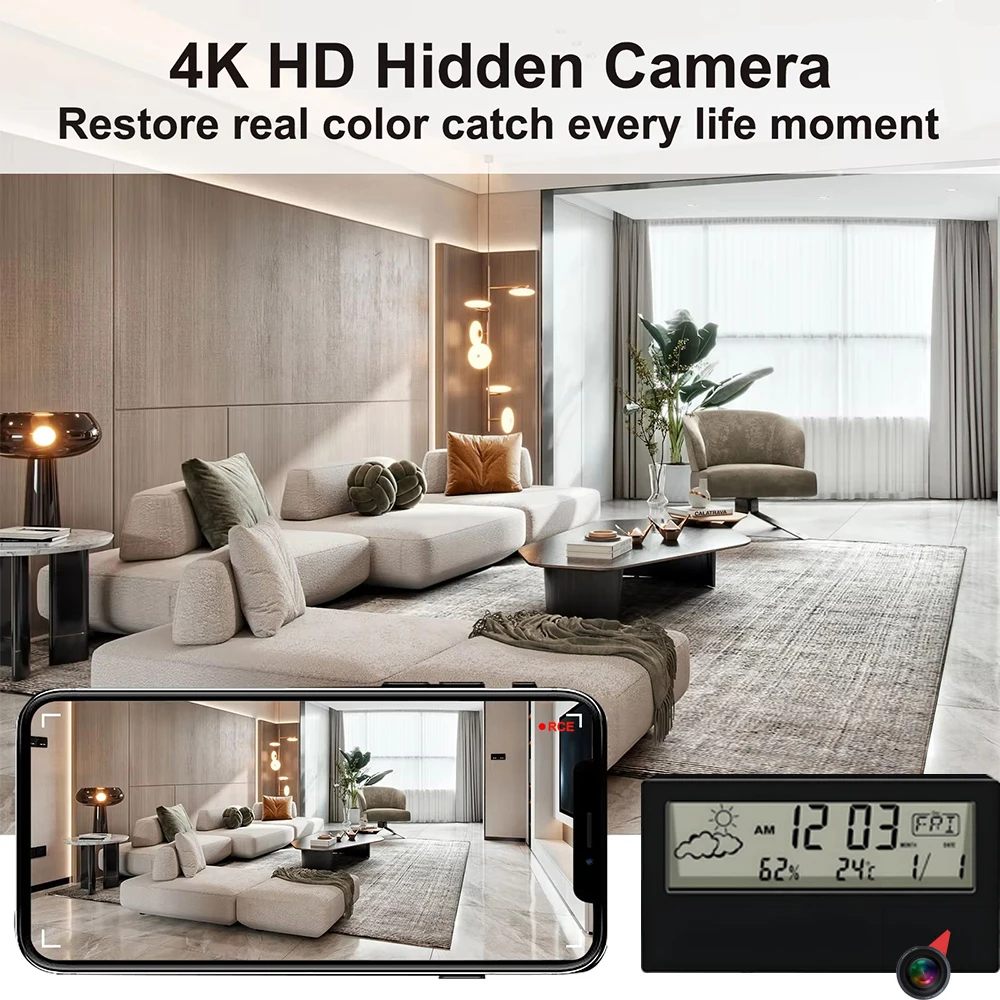 Nuova Mini Telecamera WiFi HD  - Hidden Camera Clock recensione e prezzo