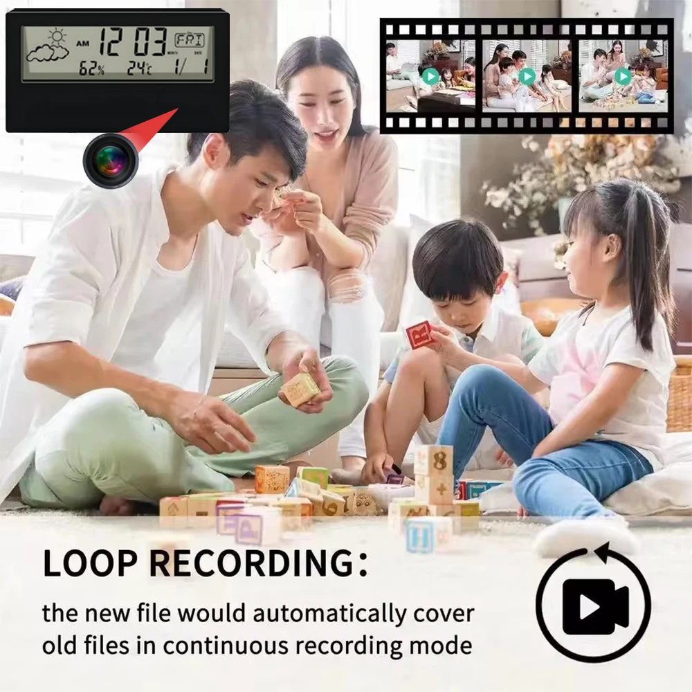 Nuova Mini Telecamera WiFi HD  - Hidden Camera Clock recensione e prezzo