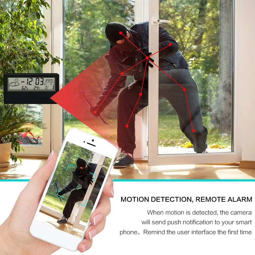 Nuova Mini Telecamera WiFi HD  - Hidden Camera Clock recensione e prezzo