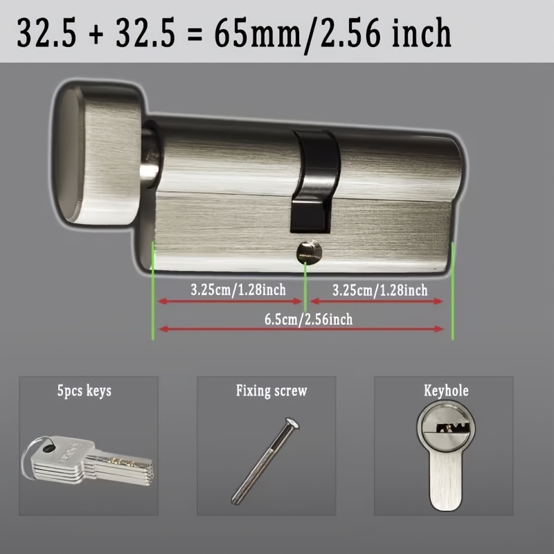 Cilindro di chiusura antifurto - Home Security Locks For Doors recensione e prezzo